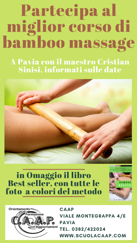 Corsi di bamboo massagge caap pavia Corsi di bamboo massagge caap pavia