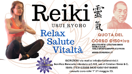 corso reiki pavia 1° livello 