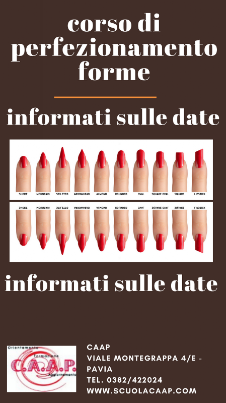 CORSO master _ forme NAIL CAAP PAVIA CORSO master _ forme NAIL CAAP PAVIA