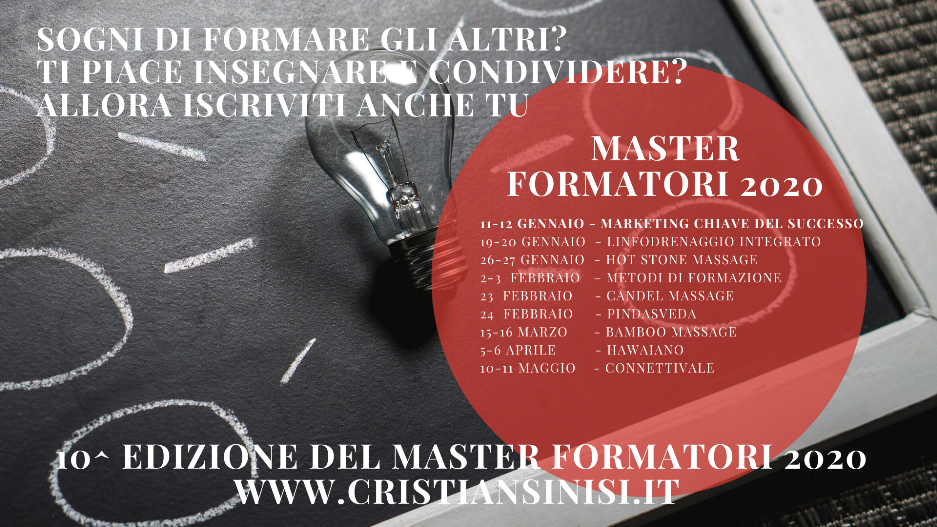 MASTER FORMATORI IN ESTETICA - FORMATORE NEL BEAUTY
