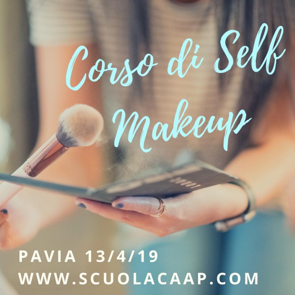 LOCANDINA CORSI DI SELF MAKE UP PAVIA 