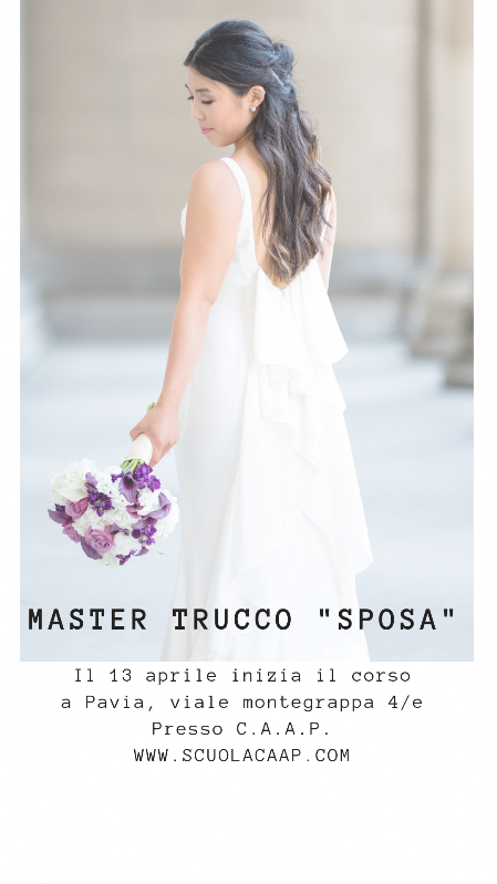 LOCANDINA trucco da sposa CAAP PAVIA 