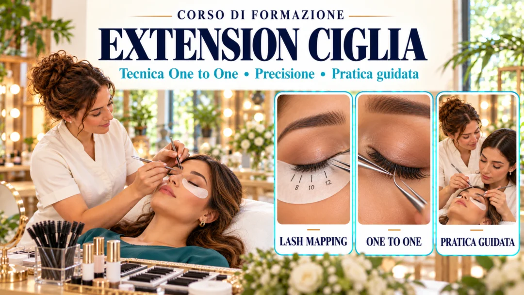 corso di extencion ciglia - caap pavia
