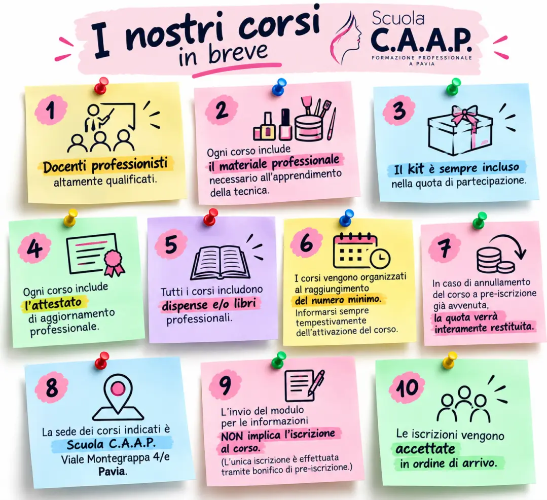 informazioni sui corsi CAAP Pavia