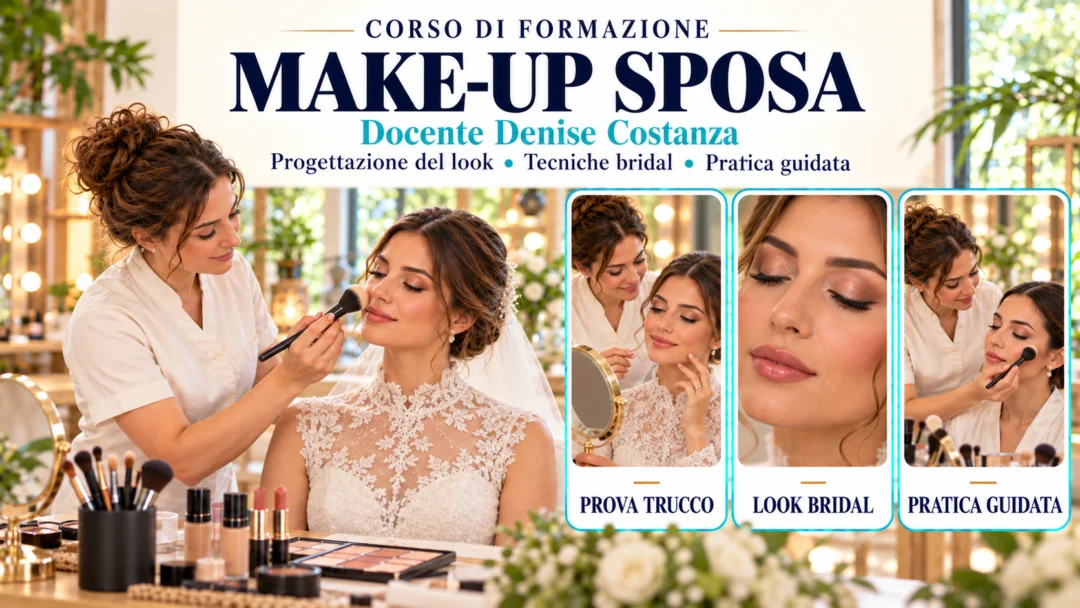 corso di make-up spose - caap pavia
