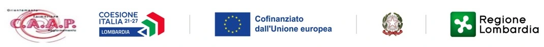 loghi istituzionali corsi C.A.A.P. Pavia - Regione Lombardia 2026-2027