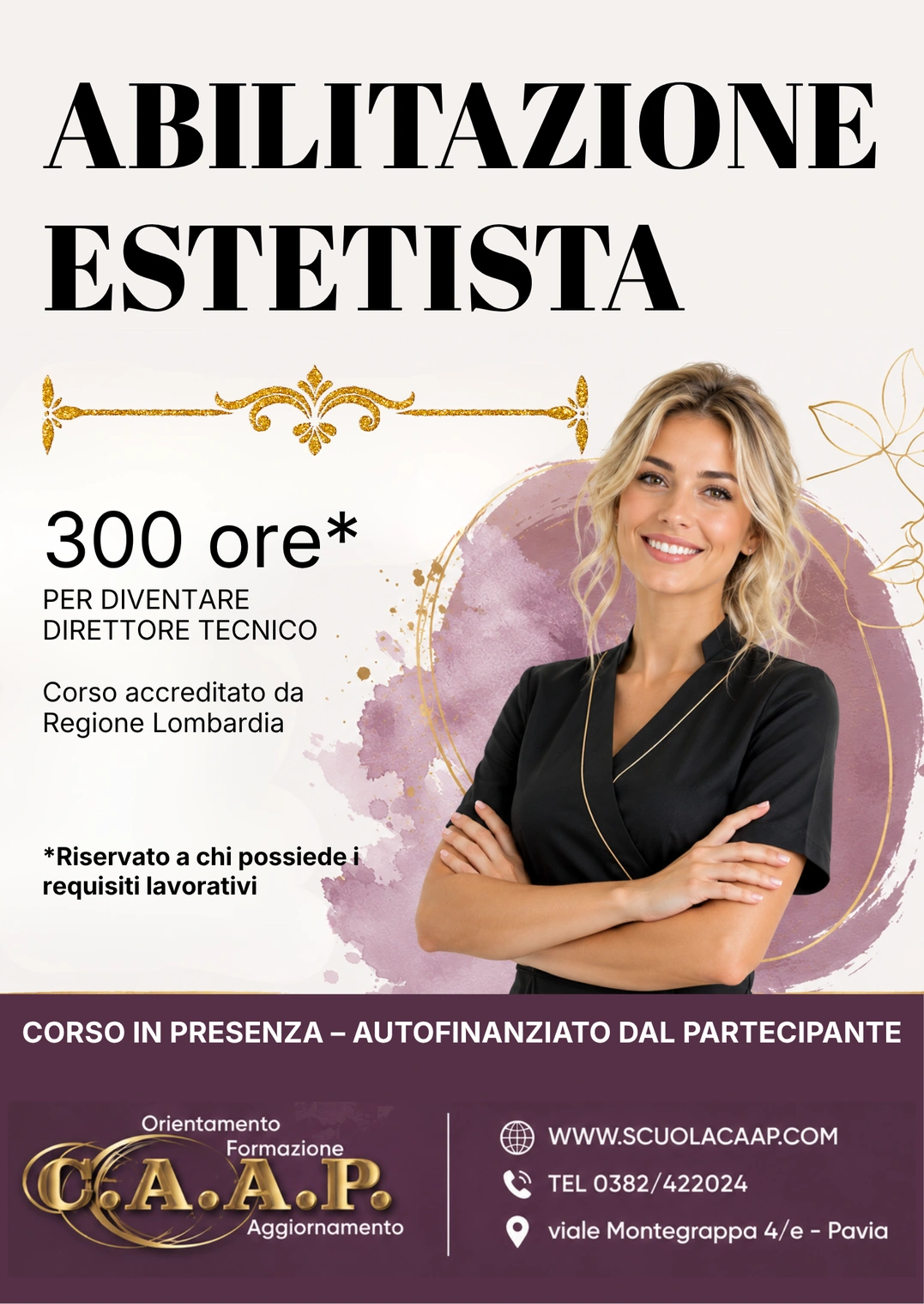 CORSO DI 300 ORE ESTETICA